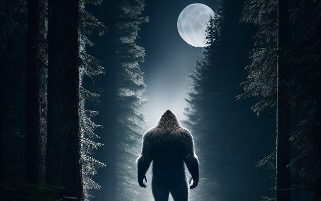 Bigfoot in the Moonlight
